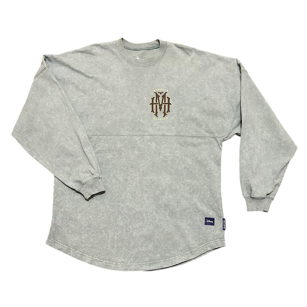 Disney Haunted Mansion Spirit Jersey Hatbox Ghost XS Pullover Glow in the Dark